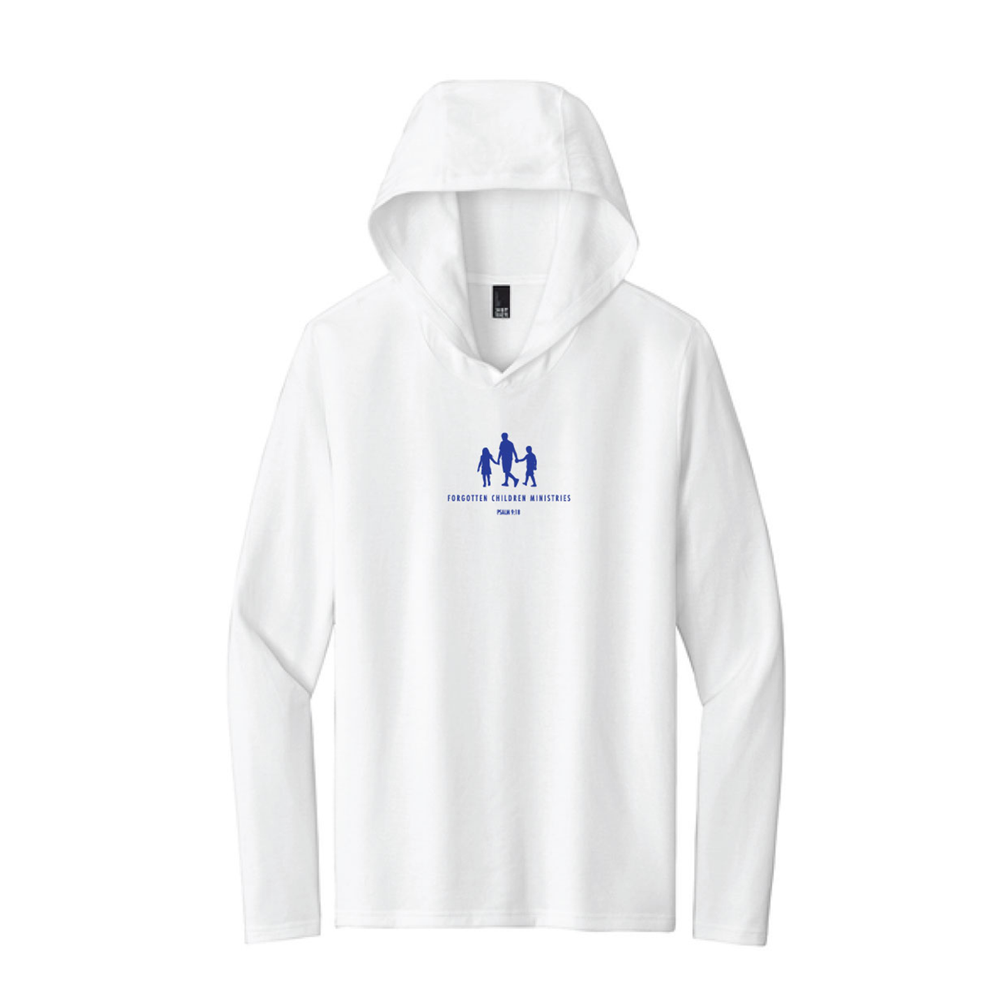 FCM Triblend Long Sleeve Hoodie in White